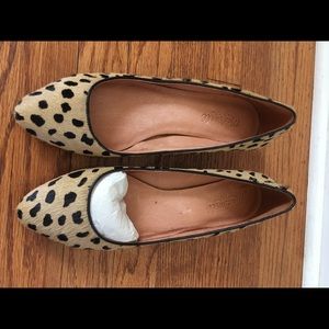 Madewell Dotted Calf Hair Kitten Heel.
